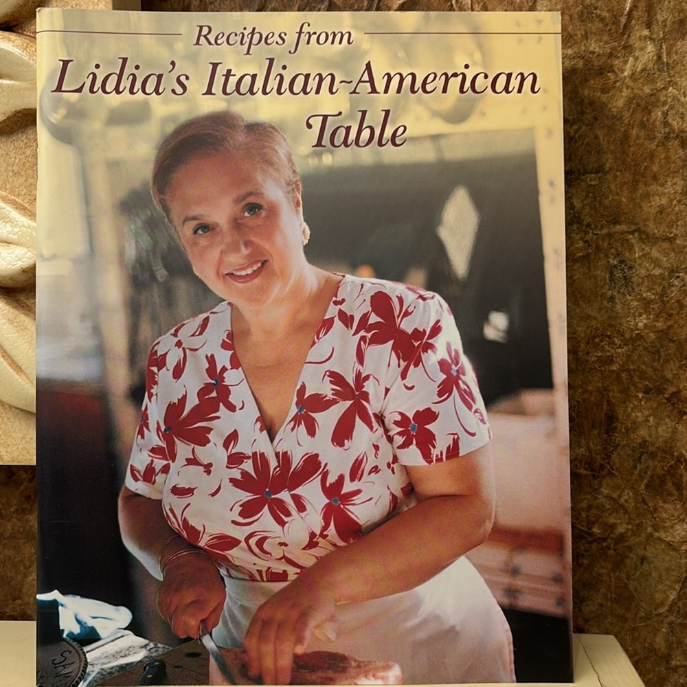 Recipes from Lidia’s Italian-American Table Cook Book also TV Show VTG 2000